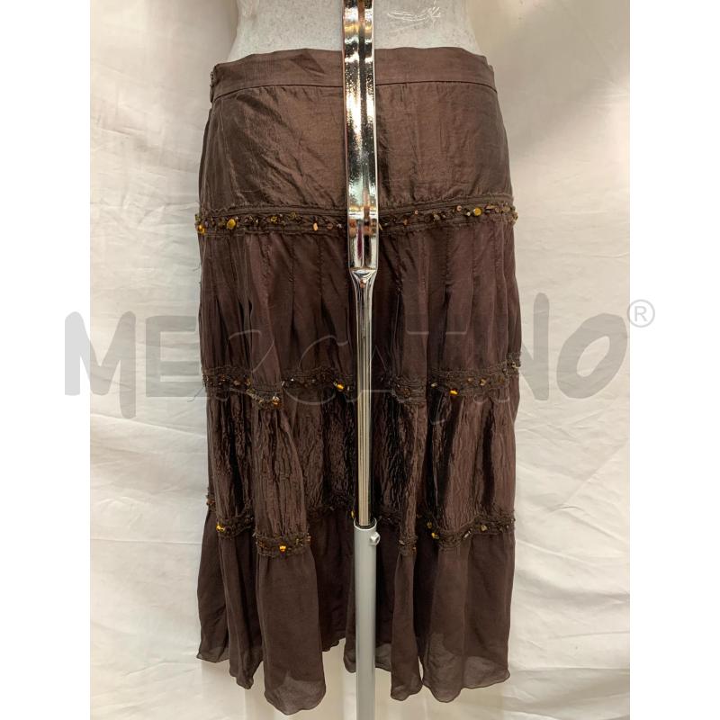 GONNA MAX MARA MARRONE PIETRE CHARMS | Mercatino dell'Usato Roma re di roma 3