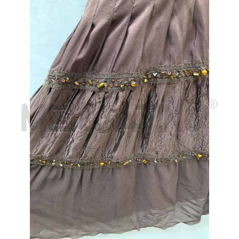 GONNA MAX MARA MARRONE PIETRE CHARMS | Mercatino dell'Usato Roma re di roma 4