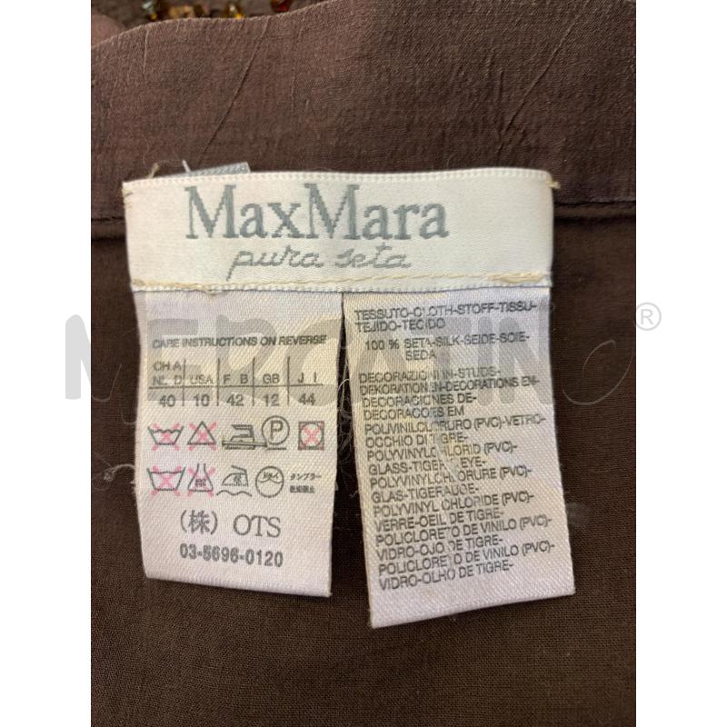 GONNA MAX MARA MARRONE PIETRE CHARMS | Mercatino dell'Usato Roma re di roma 5