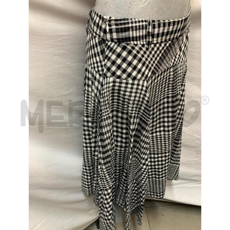 GONNA MAX MARA  QUADRETTI BIANCO NERO | Mercatino dell'Usato Roma re di roma 2