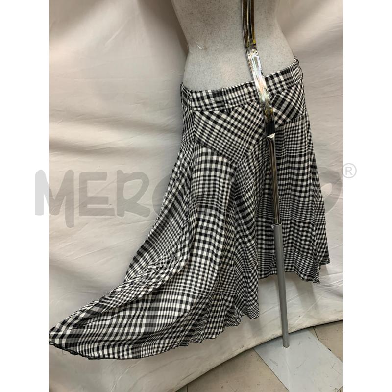 GONNA MAX MARA  QUADRETTI BIANCO NERO | Mercatino dell'Usato Roma re di roma 3