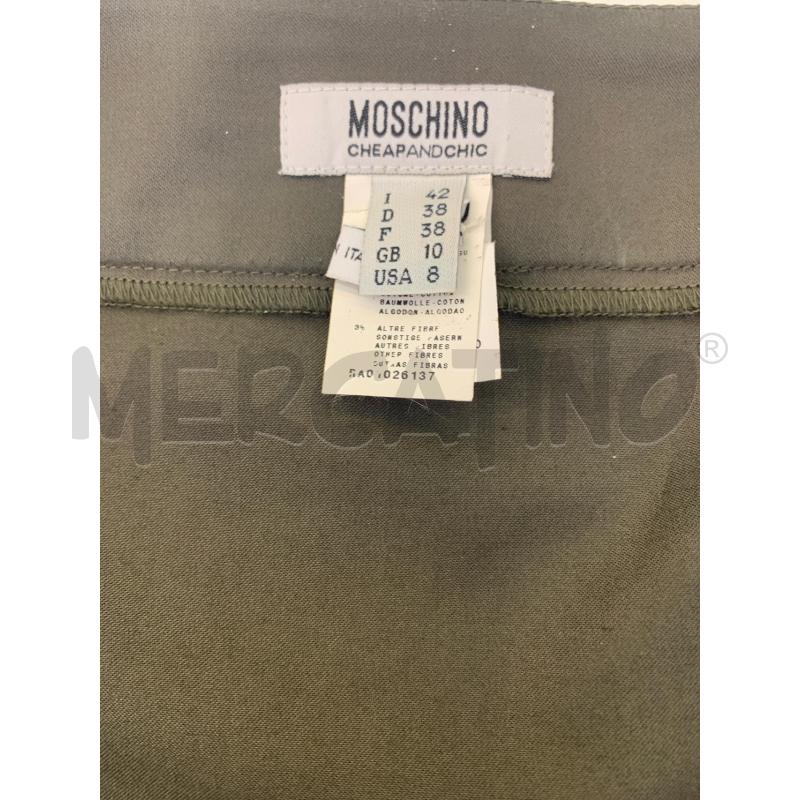 GONNA MOSCHINO CHEAP & CHIC VERDE | Mercatino dell'Usato Roma re di roma 5