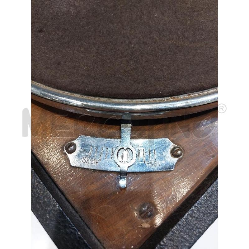 GRAMMOFONO PORTATILE EPOCA HMV CARICA MANUALE NON TESTATO  | Mercatino dell'Usato Roma re di roma 5