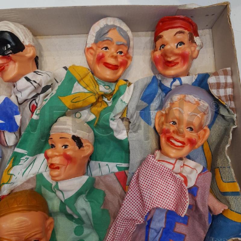 GRAN TEATRINO DEI BURATTINI VINTAGE CON 12 MARIONETTE ART 1510 MADE IN ITALY | Mercatino dell'Usato Roma re di roma 4