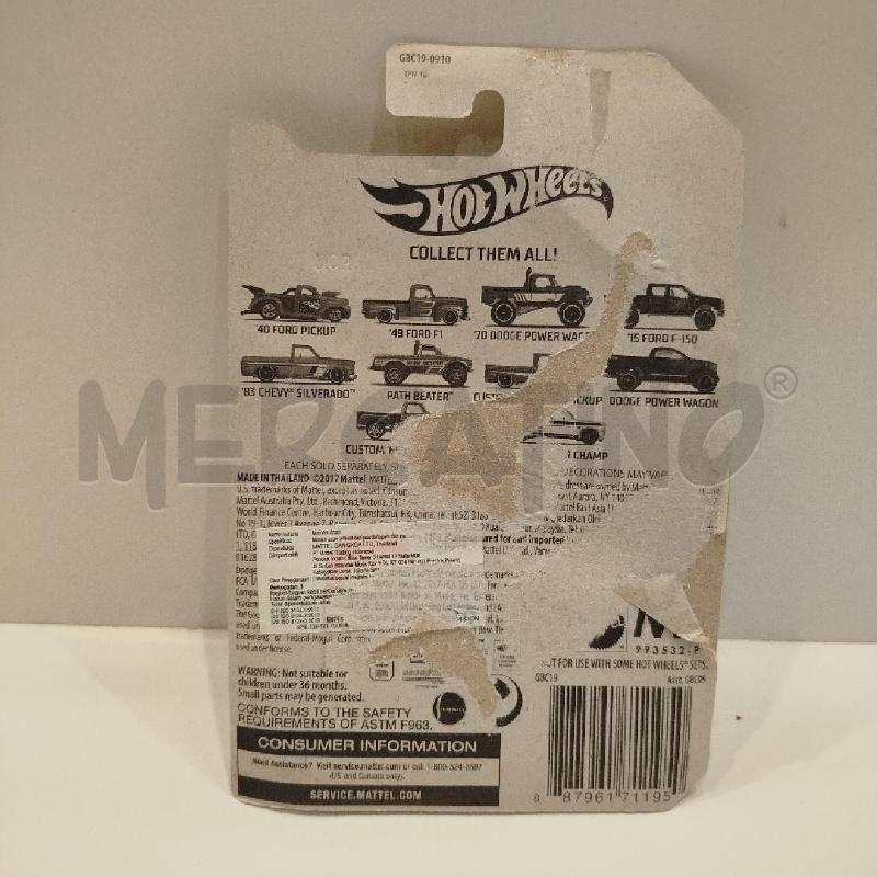 HOT WHEELS CUSTOM 69 CHEVY PICKUP COD.GBC19 | Mercatino dell'Usato Roma re di roma 3