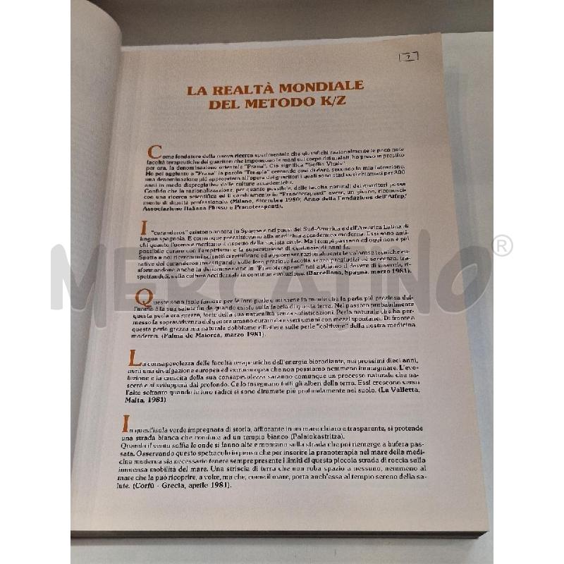IL PRIMO MANUALE- DIZIONARIO DI BIOTERAPIA PROFESSIONALE METODO KZ | Mercatino dell'Usato Roma re di roma 5