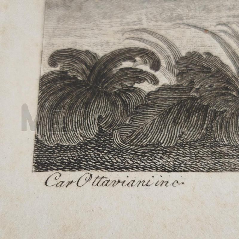 INCISIONE OTTAVIANINI 1814 ACHILLE IN SCIRO MISURA 60X47 CM | Mercatino dell'Usato Roma re di roma 3