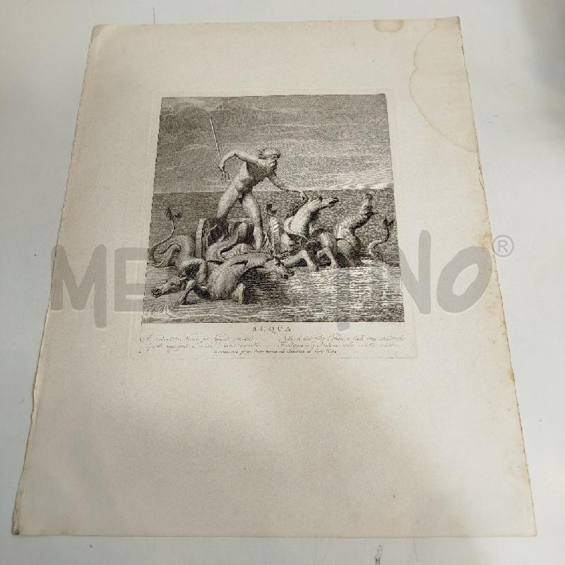 INCISIONE OTTAVIANINI 1814 ACQUA MISURA 60X47 CM | Mercatino dell'Usato Roma re di roma 1