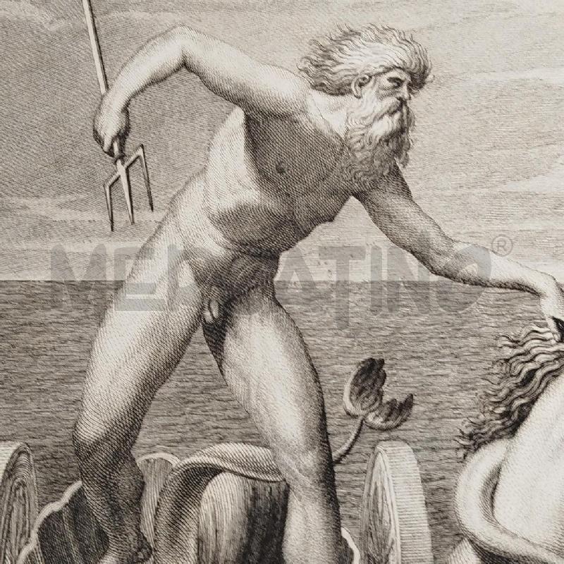 INCISIONE OTTAVIANINI 1814 ACQUA MISURA 60X47 CM | Mercatino dell'Usato Roma re di roma 4
