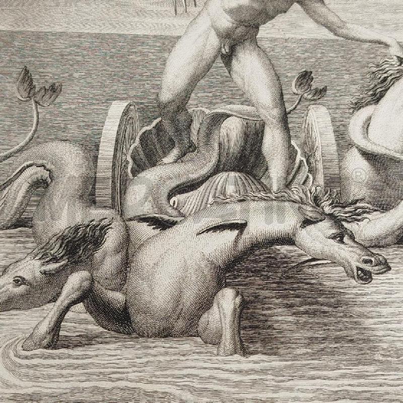 INCISIONE OTTAVIANINI 1814 ACQUA MISURA 60X47 CM | Mercatino dell'Usato Roma re di roma 5