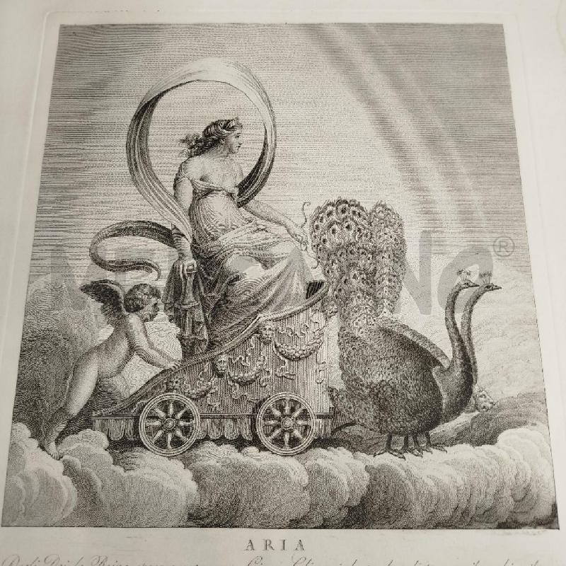 INCISIONE OTTAVIANINI 1814 ARIA MISURA 60X47 CM | Mercatino dell'Usato Roma re di roma 2
