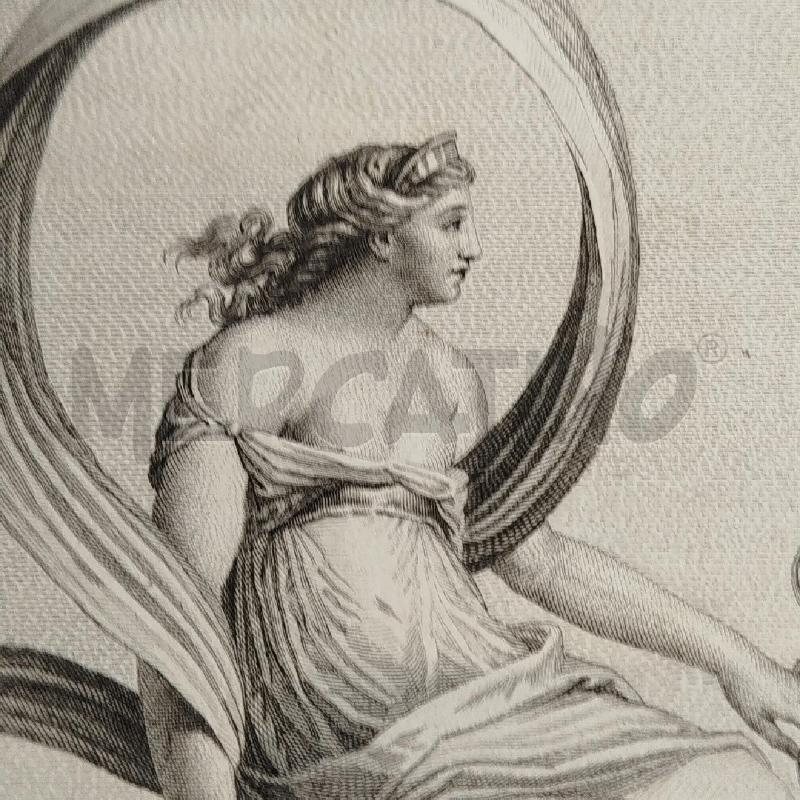INCISIONE OTTAVIANINI 1814 ARIA MISURA 60X47 CM | Mercatino dell'Usato Roma re di roma 4