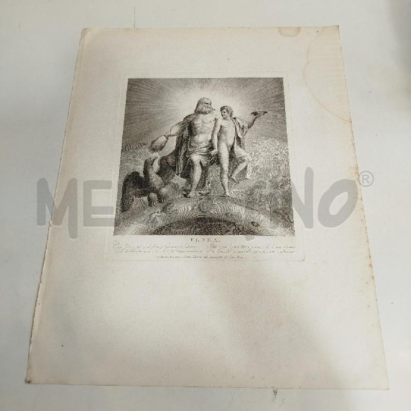 INCISIONE OTTAVIANINI 1814 TERRA MISURA 60X47 CM | Mercatino dell'Usato Roma re di roma 1
