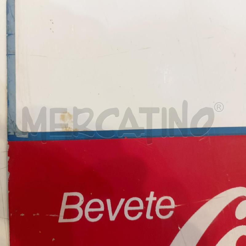 INSEGNA DOPPIA BEVETE COCACOLA X | Mercatino dell'Usato Roma re di roma 3