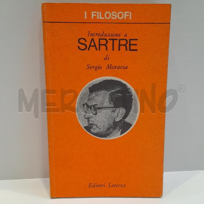 I FILOSOFI MORAVIA INTRODUZUONE A SARTRE  | Mercatino dell'Usato Roma re di roma 1