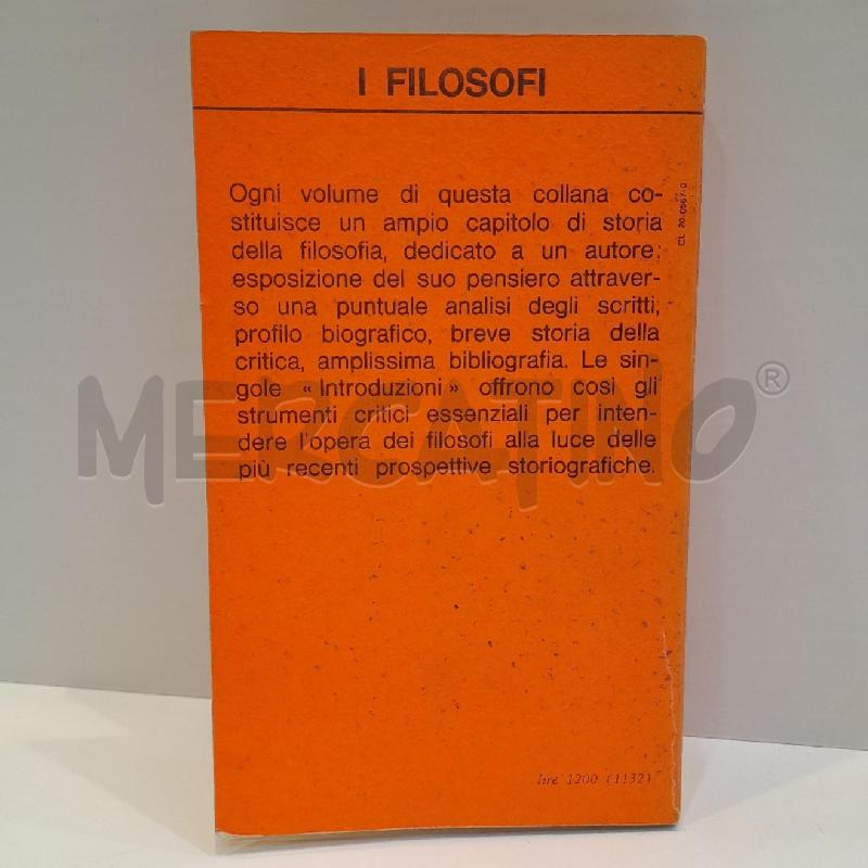 I FILOSOFI MORAVIA INTRODUZUONE A SARTRE  | Mercatino dell'Usato Roma re di roma 3