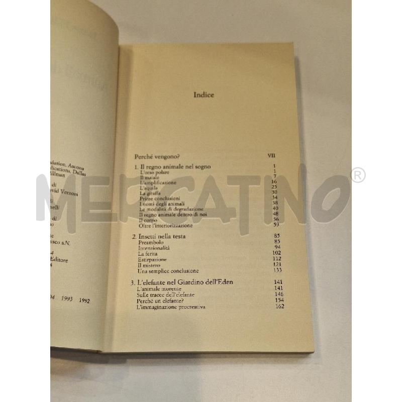 JAMES HILLMAN ANIMALI DEL SOGNO  | Mercatino dell'Usato Roma re di roma 5