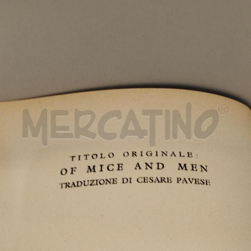 JOHN STEINBECK UOMINI E TOPI 1940 BOMPIANI PRIMA EDIZIONE | Mercatino dell'Usato Roma re di roma 5