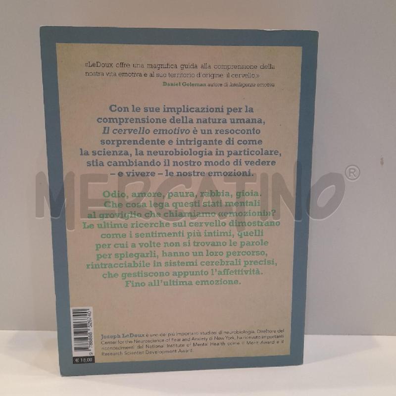 JOSEPH LEDOUX IL CERVELLO EMOTIVO BALDINI&CASTOLDI 2015 | Mercatino dell'Usato Roma re di roma 2