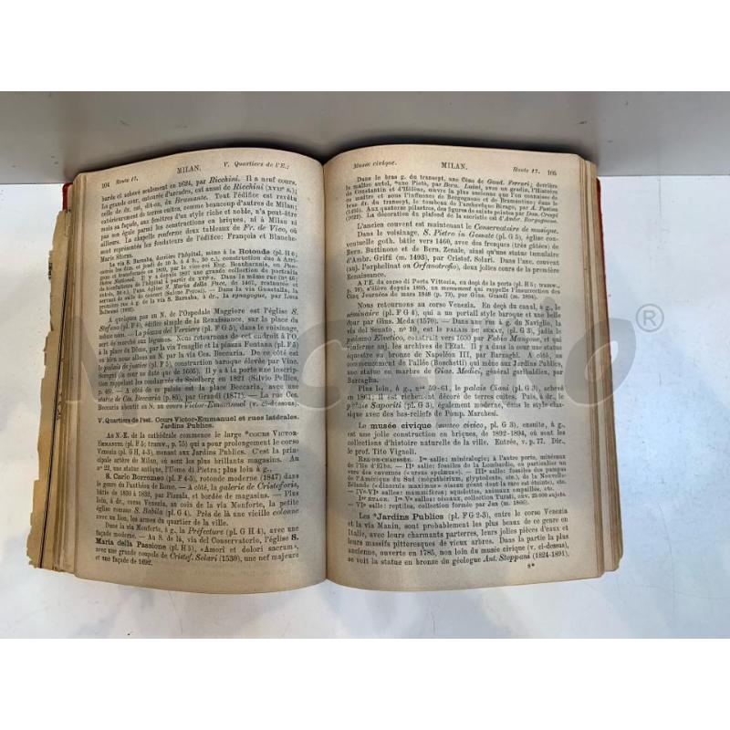 KARL BAEDEKER GUIDA FRANCESE ITALIE SEPTENTRIONALE 1904 | Mercatino dell'Usato Roma re di roma 5