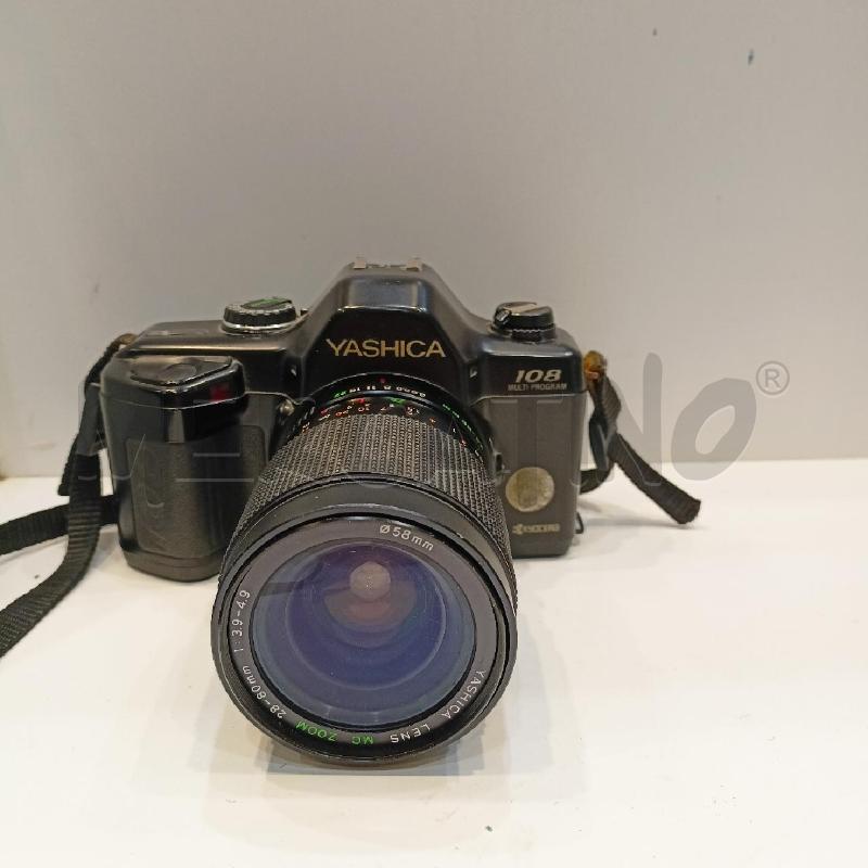 KIT FOTOCAMERA YASHICA 108 MULTI PROGRAM CON OBIETTIVO YASHICA 28-80MM E VIVITAR 70-21OMM FLASH | Mercatino dell'Usato Roma re di roma 2