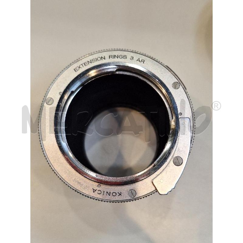 KONICA EXTENSION RINGS 3 AR CON CUSTODIA  | Mercatino dell'Usato Roma re di roma 2