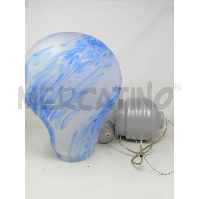 LAMPADARIO 1 LUCE MURANO FORMA LAMPADINA FUMATURE BLU | Mercatino dell'Usato Roma re di roma 1