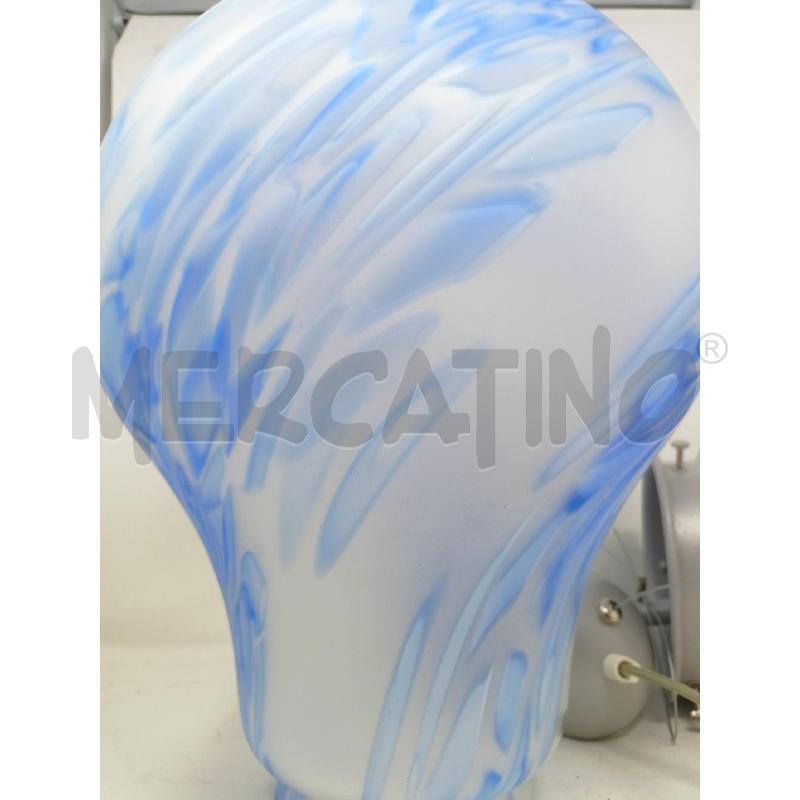 LAMPADARIO 1 LUCE MURANO FORMA LAMPADINA FUMATURE BLU | Mercatino dell'Usato Roma re di roma 2