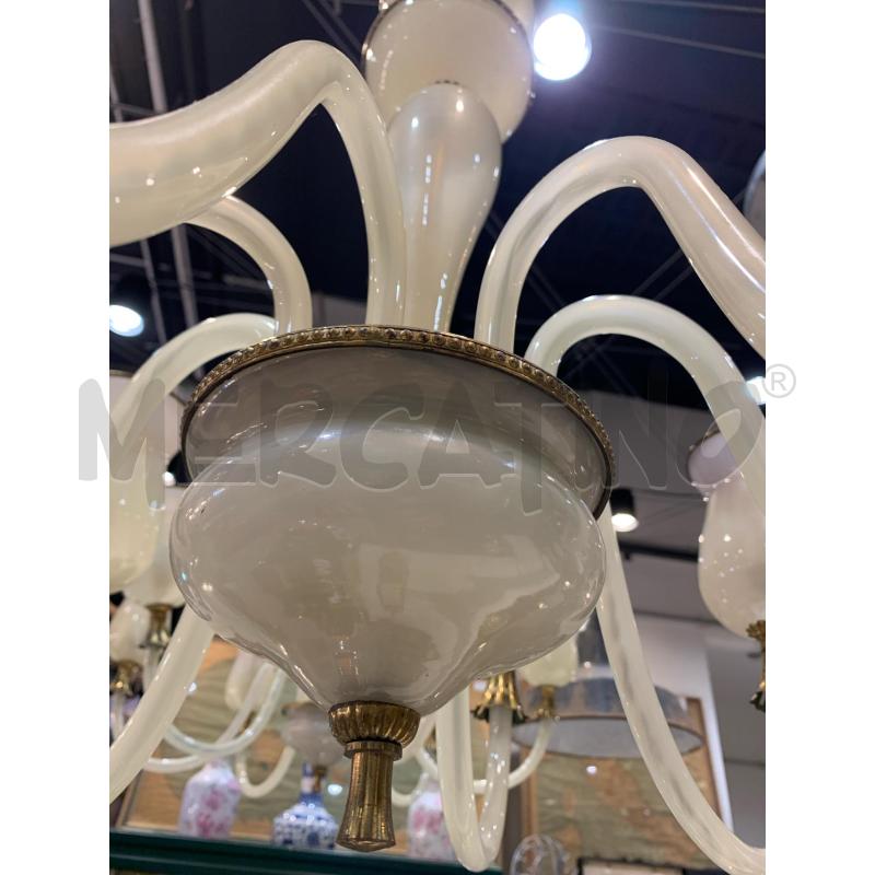 LAMPADARIO 8L. STILE SEGUSO VETRO SABBIATO | Mercatino dell'Usato Roma re di roma 4