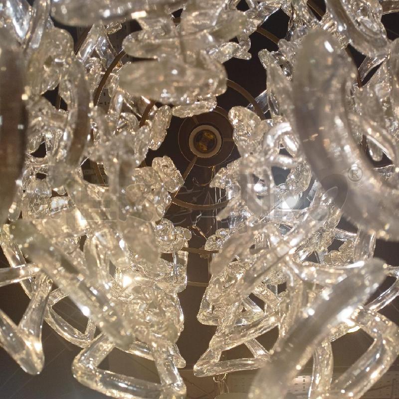 LAMPADARIO AT VISTOSI MANGIAROTTI GIOGALI PENDENTI VETRO SOFFIATO | Mercatino dell'Usato Roma re di roma 5