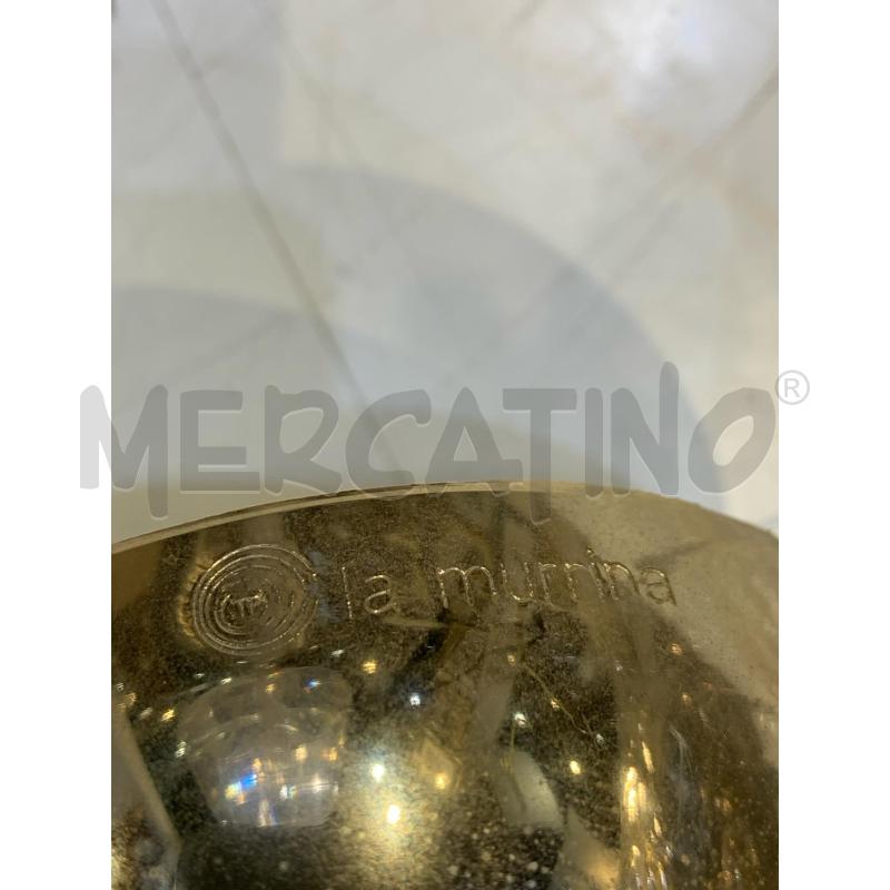 LAMPADARIO A FAZZOLETTO LA MURRINA SFUMATURE GIALLO OCRA | Mercatino dell'Usato Roma re di roma 4