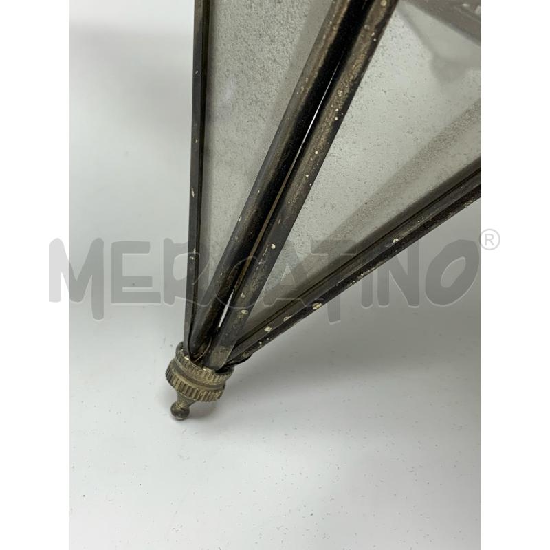 LAMPADARIO PICCOLO STELLA VETRO METALLO 7 PUNTE | Mercatino dell'Usato Roma re di roma 5