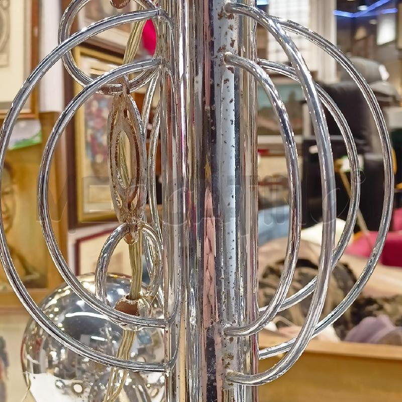 LAMPADARIO SATELLITE SILVER 9 LUCI ARCHI METALLO  | Mercatino dell'Usato Roma re di roma 5