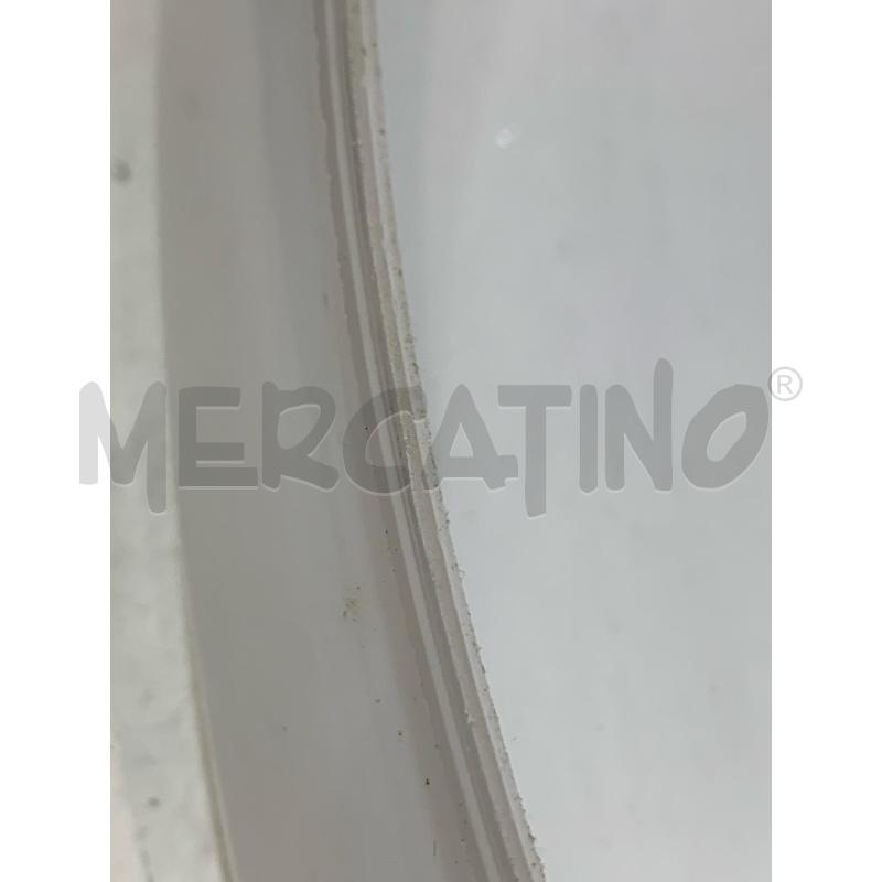 LAMPADARIO VETRO MURANO BIANCO FASICA MARRONE  | Mercatino dell'Usato Roma re di roma 4