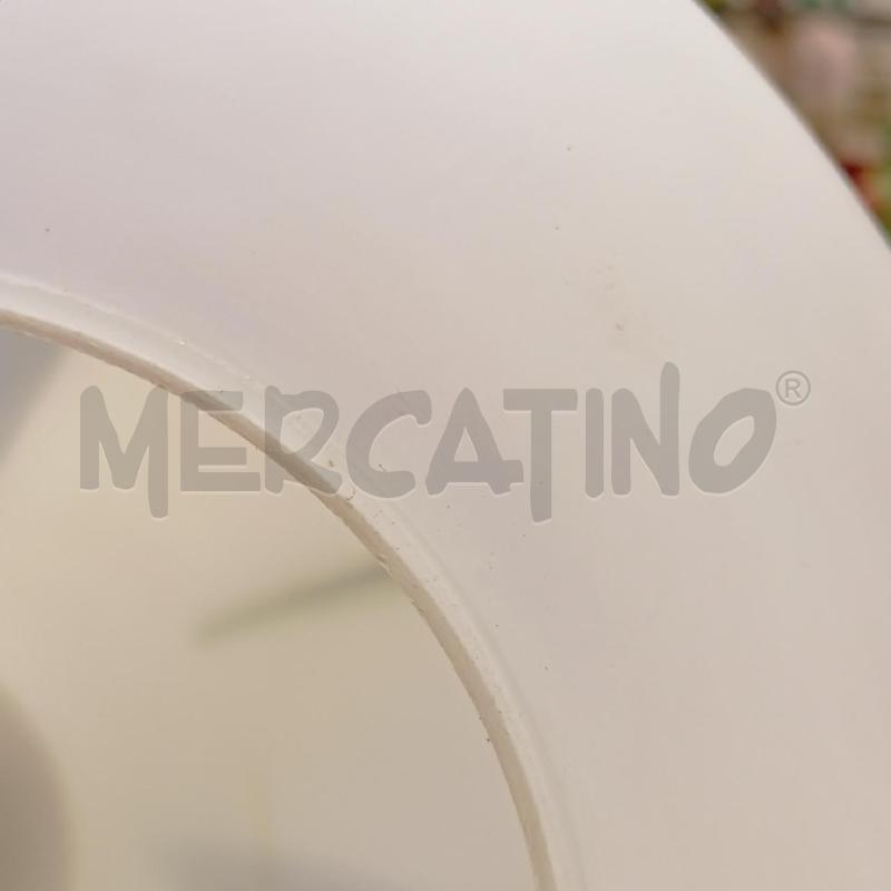 LAMPADARIO VETRO SATINATO INCAMICIATO TRIANGOLI VERDI AZZURRI NERI  | Mercatino dell'Usato Roma re di roma 3