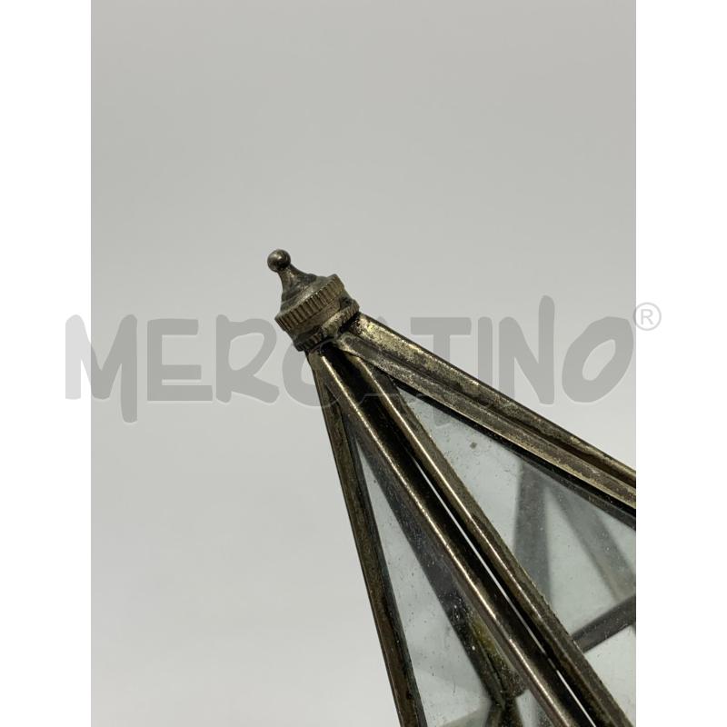 LAMPADARIO  PICCOLO STELLA VETRO METALLO 7 PUNTE | Mercatino dell'Usato Roma re di roma 5