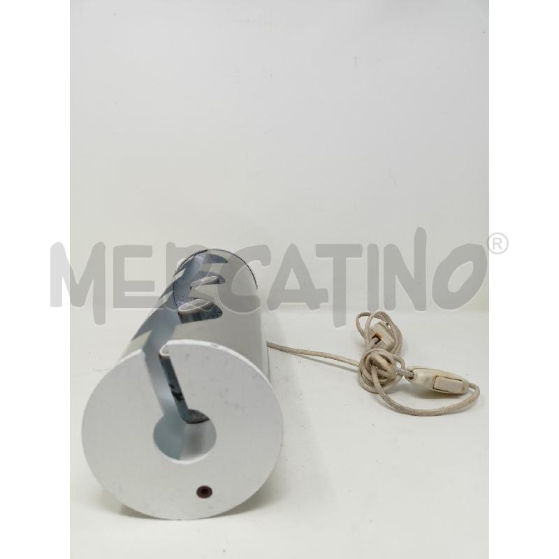 LAMPADA 3L. METALLO CROMATO FORATO LATI BIANCHI | Mercatino dell'Usato Roma re di roma 5