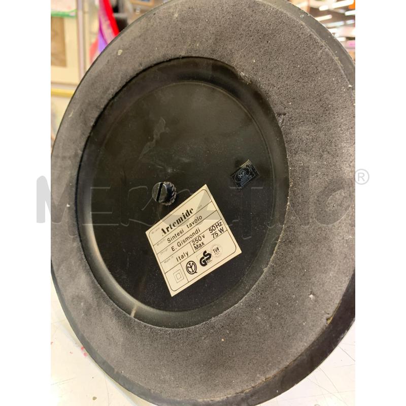 LAMPADA ARTEMIDE SINTESI TAVOLO NERA | Mercatino dell'Usato Roma re di roma 4