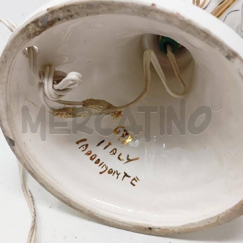 LAMPADA BASE CAPODIMONTE PUTTI RILIEVO RICCIOLI B TONDA | Mercatino dell'Usato Roma re di roma 5