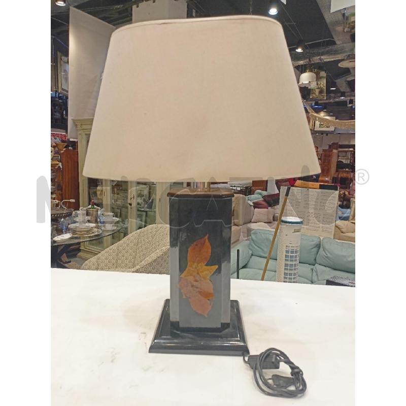 LAMPADA BASE OTTAGONALE LACCATO FOGLIE SECCHE PAR TESS | Mercatino dell'Usato Roma re di roma 1