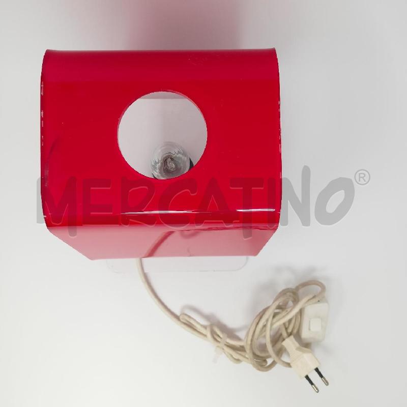 LAMPADA CALLIGARIS CARINA ROSSA INT BIANCO  | Mercatino dell'Usato Roma re di roma 2