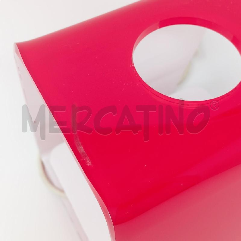 LAMPADA CALLIGARIS CARINA ROSSA INT BIANCO  | Mercatino dell'Usato Roma re di roma 3