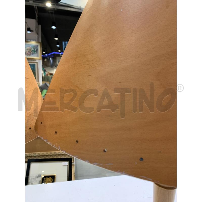 LAMPADA COPPIA SOREN ERIKSEN LEGNO PLASTICA BIANCA | Mercatino dell'Usato Roma re di roma 4