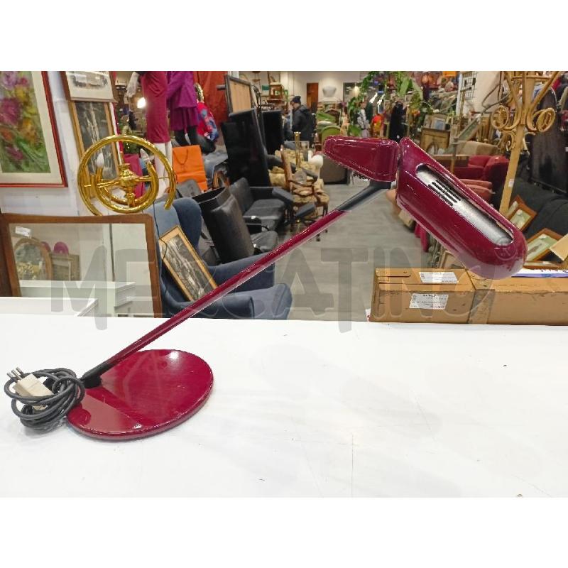 LAMPADA DA SCRIVANIA ARTELUCE METALLO BORDEAU  | Mercatino dell'Usato Roma re di roma 1