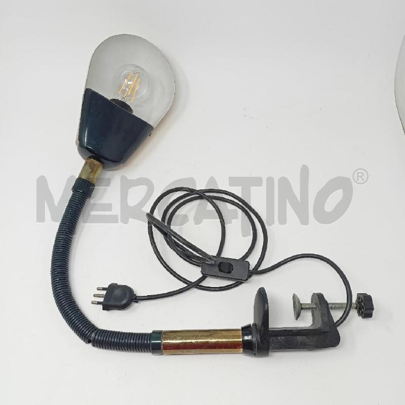 LAMPADA DA SCRIVANIA PRP BRACCIO PLASTICA NERA  | Mercatino dell'Usato Roma re di roma 1