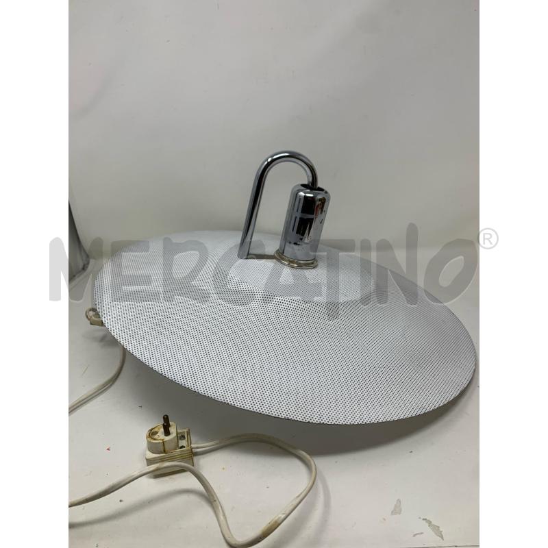 LAMPADA DA SCRIVANIA ZERO GRANDE DISCO BIANCO BUCHERELLATP | Mercatino dell'Usato Roma re di roma 1