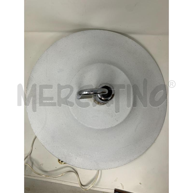 LAMPADA DA SCRIVANIA ZERO GRANDE DISCO BIANCO BUCHERELLATP | Mercatino dell'Usato Roma re di roma 3
