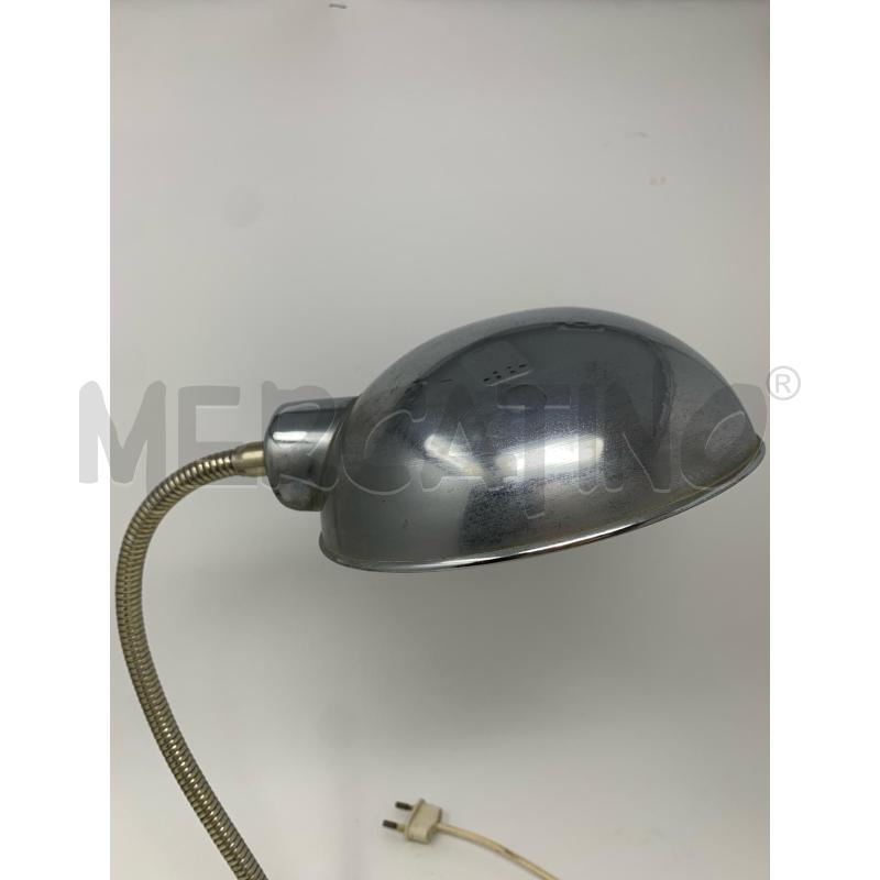 LAMPADA DA SCRIVANIA '60 CROMATA TUBOLARE  | Mercatino dell'Usato Roma re di roma 2