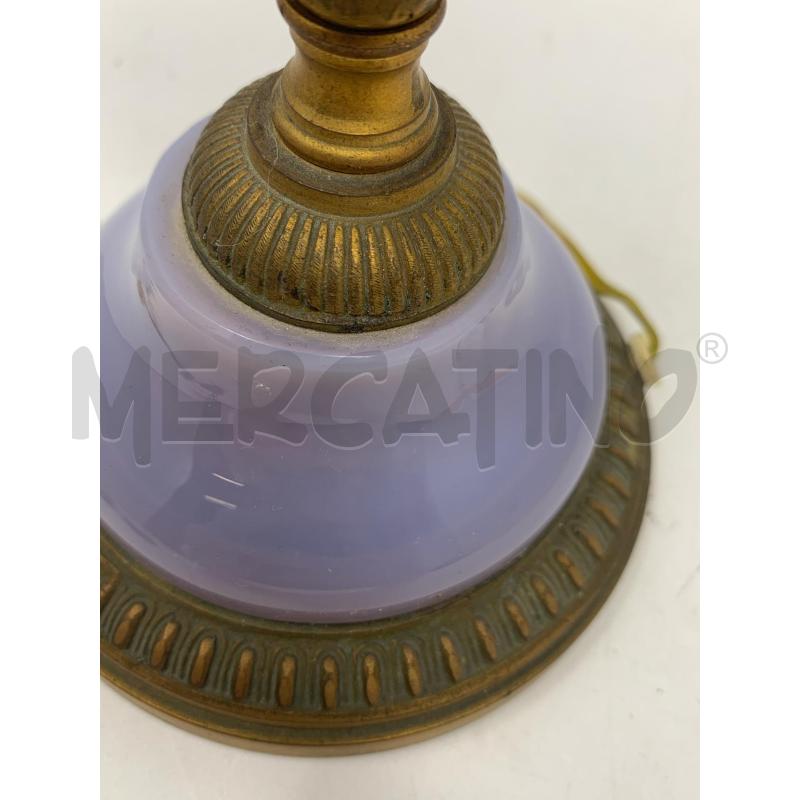 LAMPADA DA TAVOLO OPALINA LILLA | Mercatino dell'Usato Roma re di roma 4