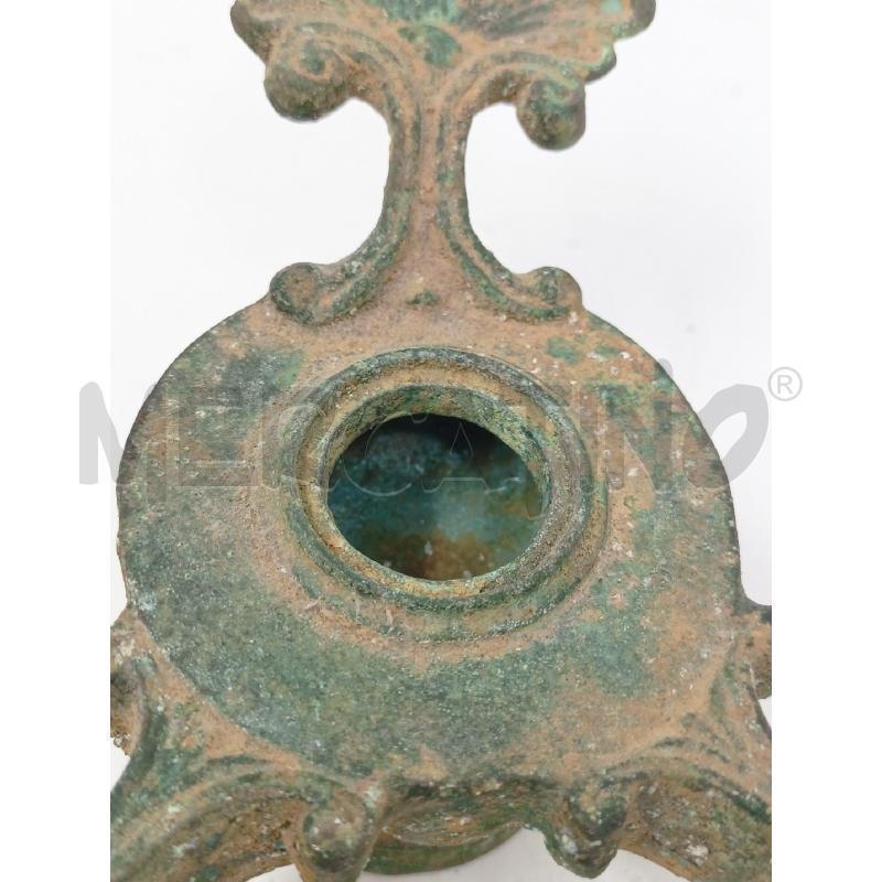LAMPADA DOPPIO OLIO DEC UCCELLINO BAMBINO METALLO | Mercatino dell'Usato Roma re di roma 3